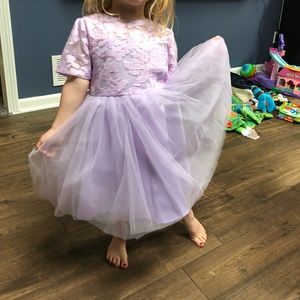 jJ House Flower Girl Dress lilac